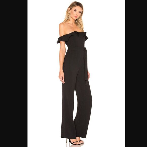 NWT Revolve x Tularosa Zena Jumpsuit in Black | Size M - Picture 2 of 10